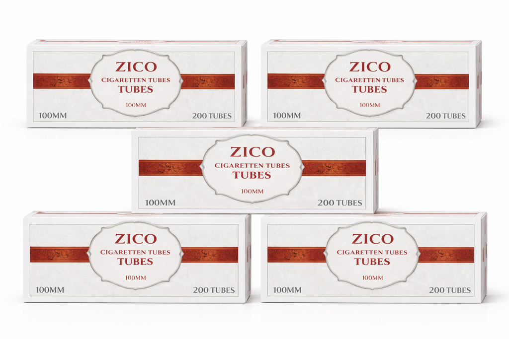 Zico 100mm Full Flavor Cigarette Tubes – 1000 Count (5 Pack)