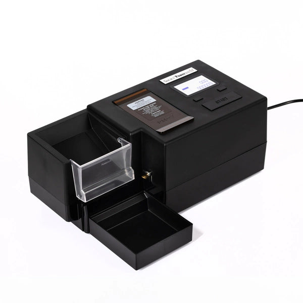 POWERMATIC V+ ELECTRIC CIGARETTE INJECTOR MACHINE WITH TOBACCO HOPPER AND AUTO TUBE LOADING